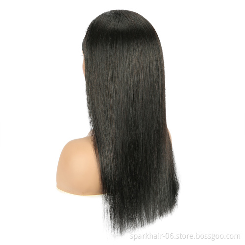 Spark Straight Lace Front Human Hair Wigs 13x4 150% Density Brazilian Lace Frontal Wigs for Black Women